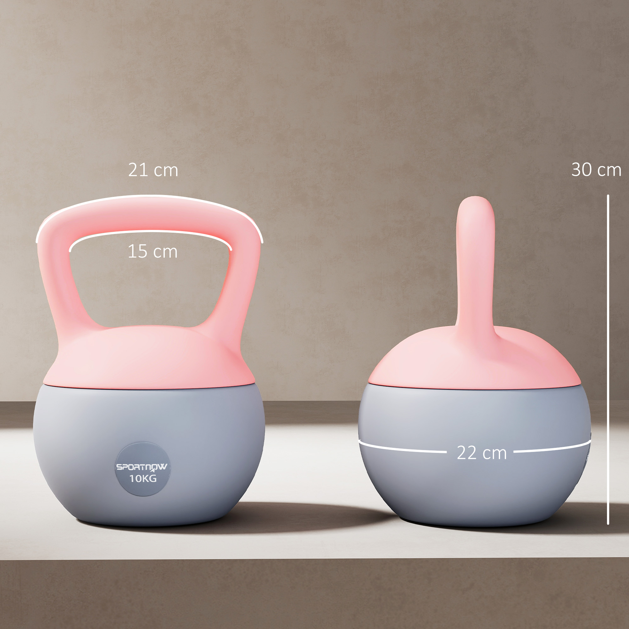 10Kg Soft Kettlebell With Anti Slip Handle, Suitable For Home Gym — image 8
