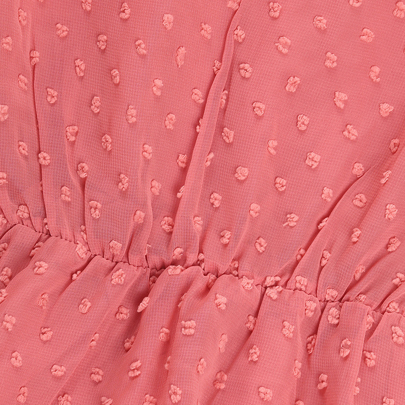 Children's Western Style V-neck Long-sleeved Princess Dress