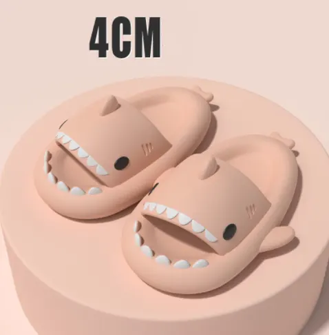 Adult's Slippers Tide Indoor and Outdoor Funny Shark