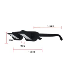 Climbing Hiking Goggles Prism Spectacles Eyewear - Black - View 1