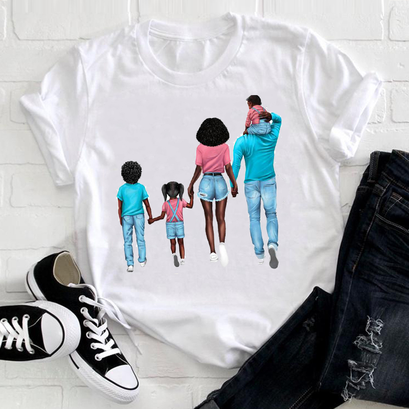 Title 3, Summer Mother Family Of Four Family Wear Parent...