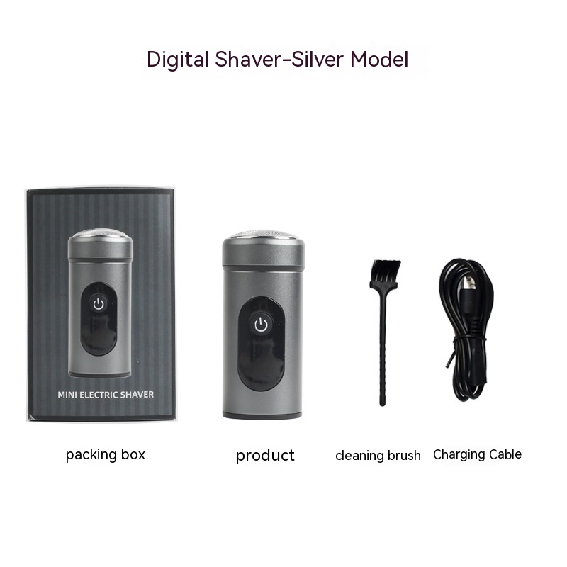 Title 4, Compact Portable Removable Washing Electric Shaver