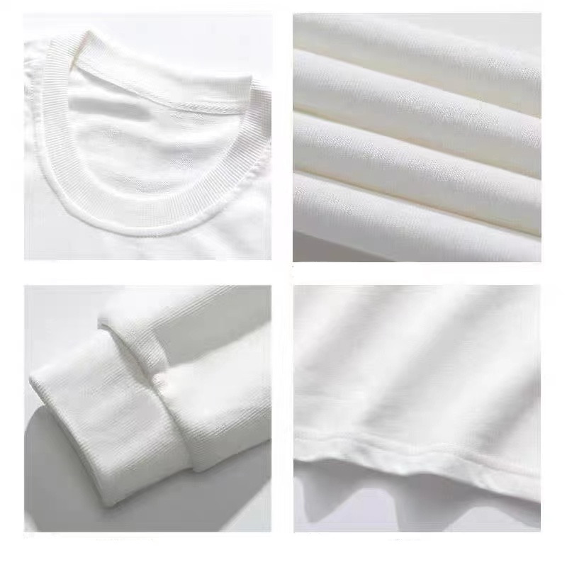 Fashion Letter Printed Cotton Long Sleeve