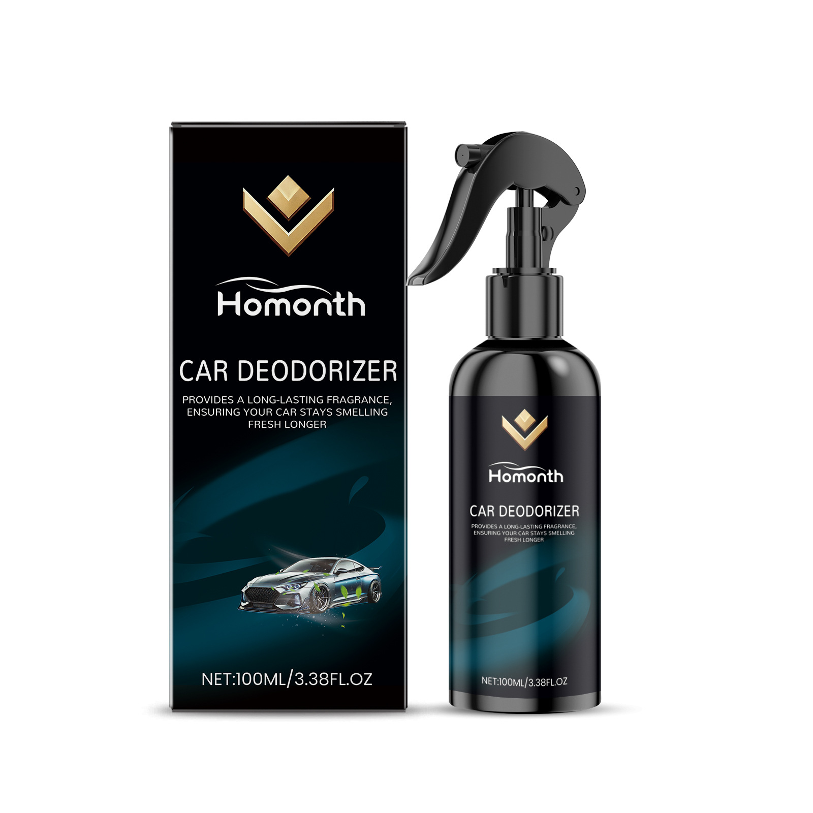 Homonth Car Deodorizer, Car Freshener, Removes Odors, Refreshes The Air, Long-lasting Fragrance, Multi-purpose Air Freshener. 3