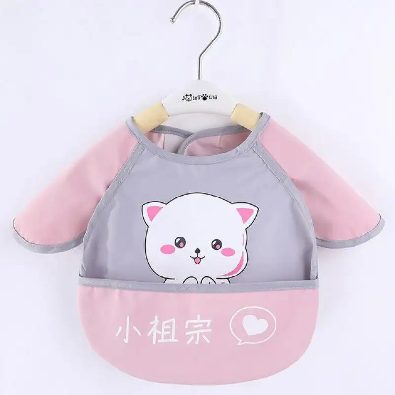 Mother, Baby And Child Waterproof Bib Overalls, Bib Skirt And Mouth Gown