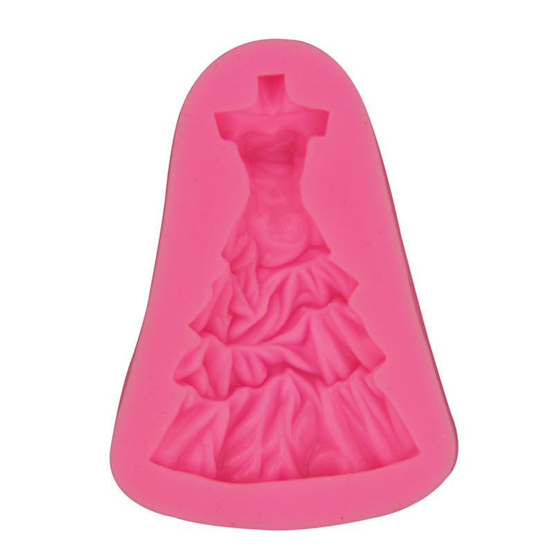 Title 4, Silicone Mold For Princess Bride Wedding Dress ...