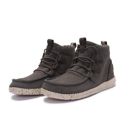 Title 3, Canvas shoes flat ankle boots