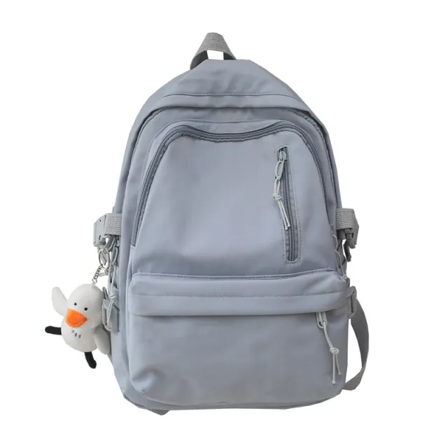 Korean Version Of Bright Face Leisure Outdoor Travel Backpack Women's Bag Blue - Shop at LoveMi