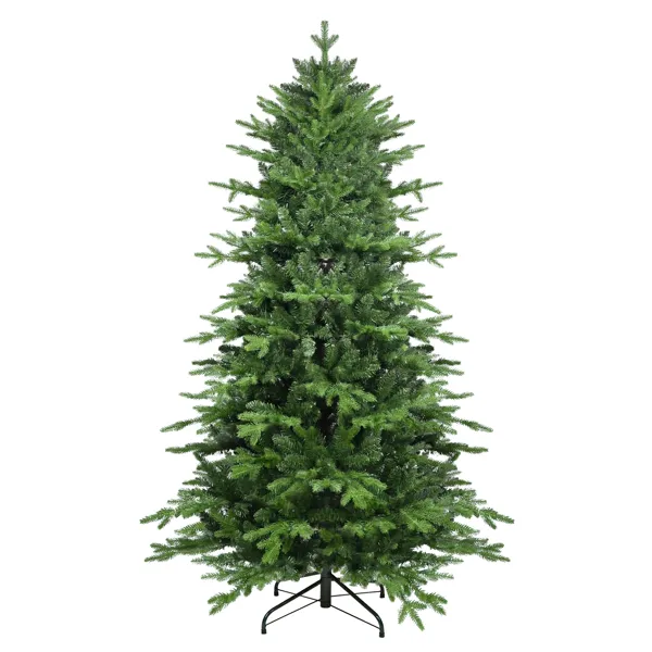 Artificial 4ft Green Christmas Tree With 919 PE PVC Mixed Branch Tips, Steel Wire, Hinged Premium & Foldable Base For Indoor Holiday Decorating D... Default Title - Shop at LoveMi