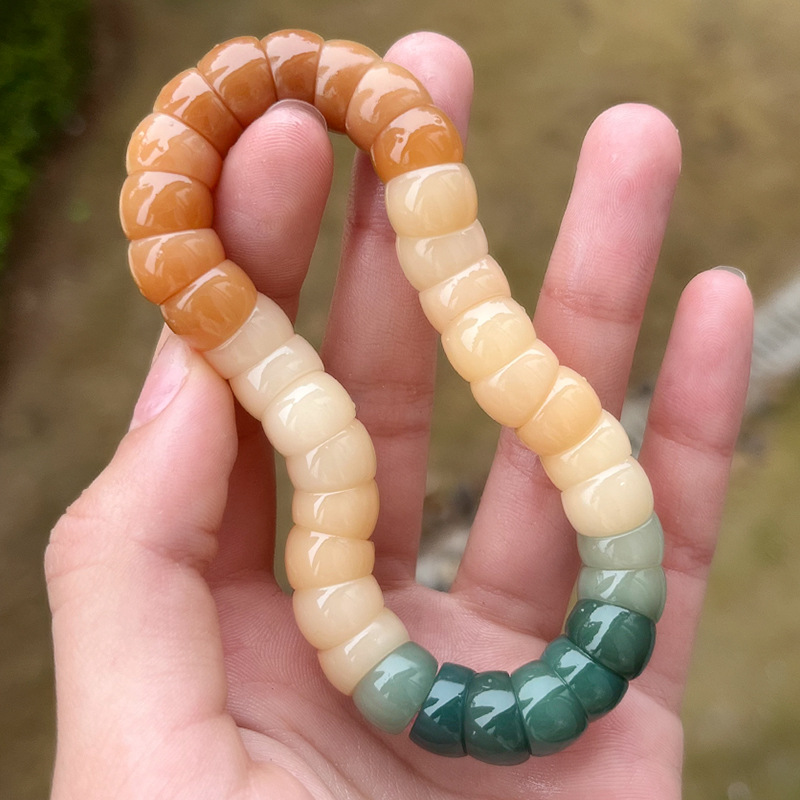 Pig Large Intestine Dual Color Gradient Bracelet