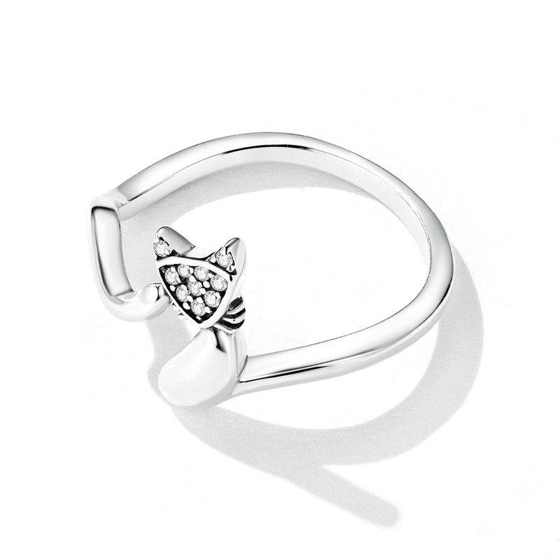 Women's Fashion Simple Geometric Silver Ring