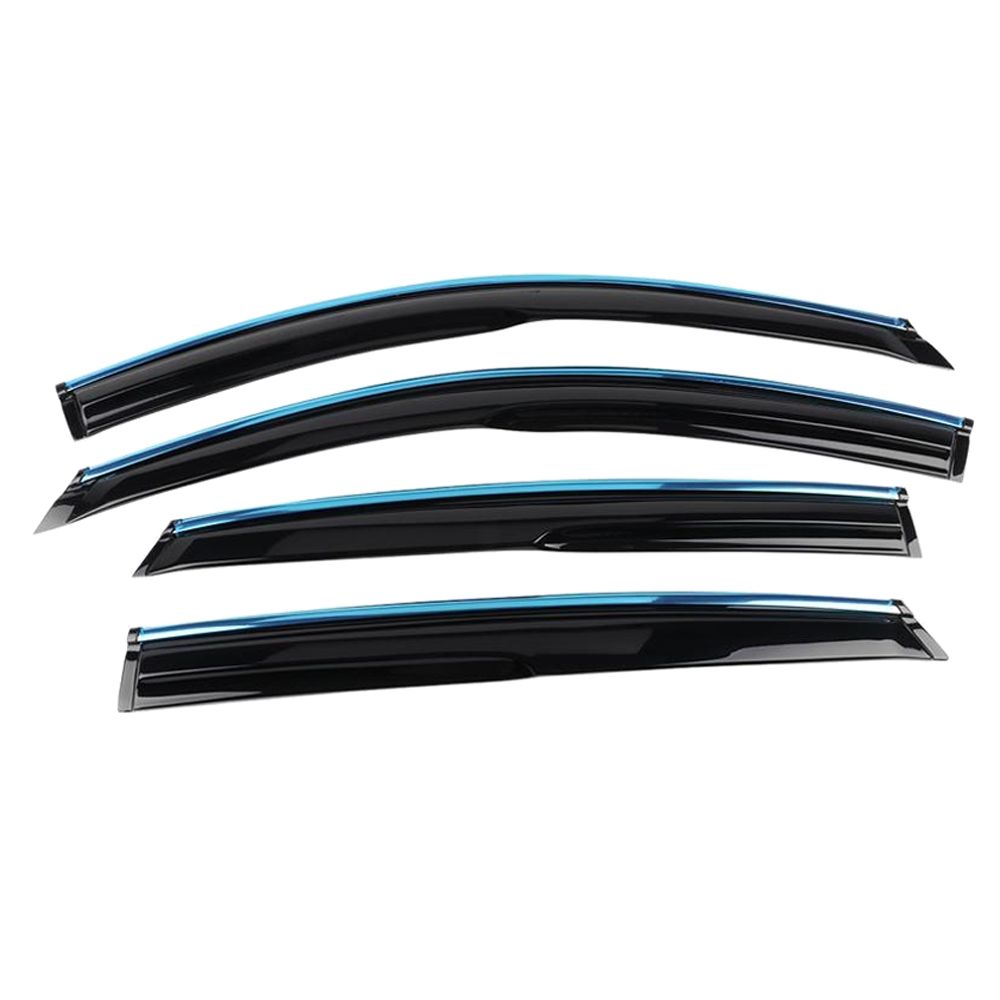 Fit 18-23 Accord Sedan MUG Style Window Visors Rain Sun Guard Deflector