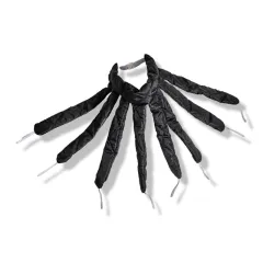 Curlers Curling Rod Ribbon Headband Silk Hair Rollers DIY Hairstyle Tools For Women - Black - View 1