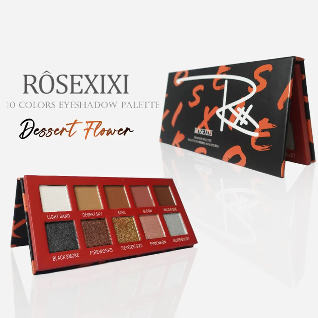 Rosexixi 10-color Eyeshadow Palette - 1Pc