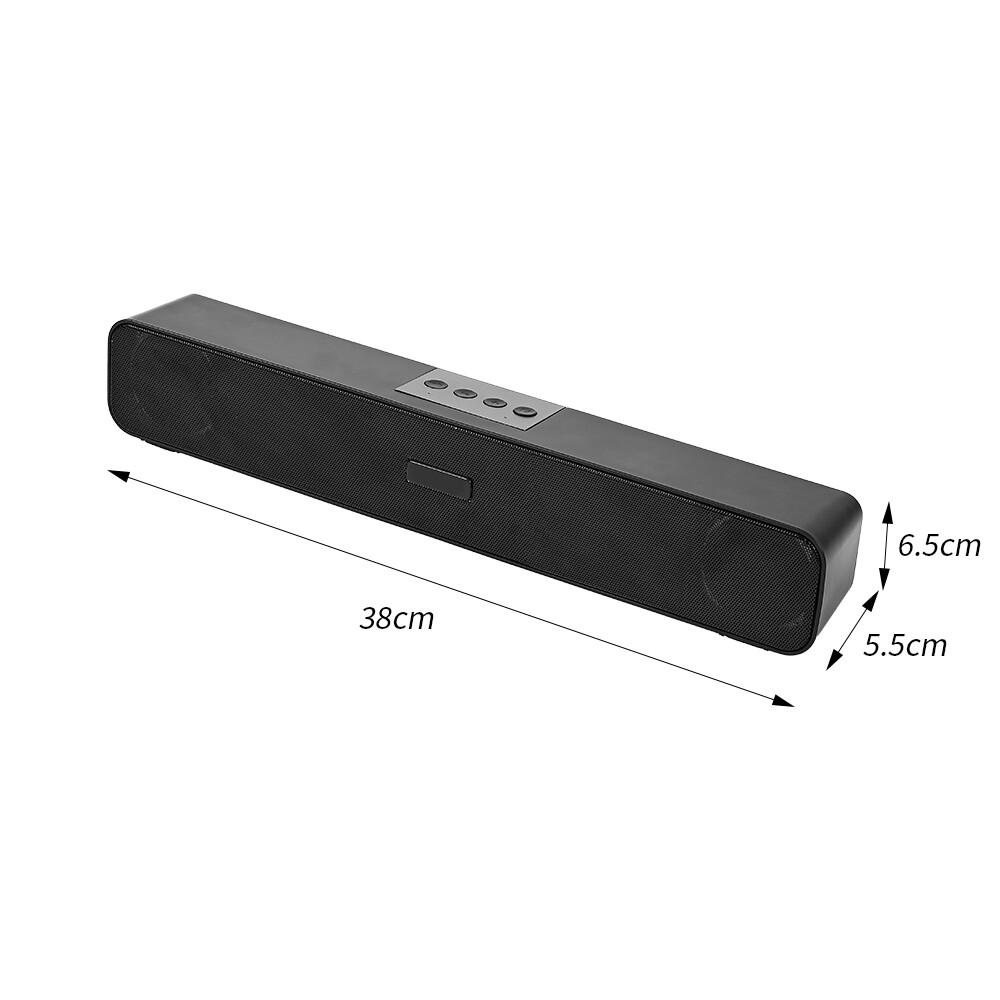 Bluetooth Sound Bar trådløs TV Soundbar 3D Home Theater - Miniatyr 8
