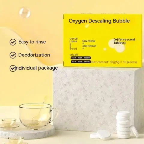 Bubble Active Oxygen Descaling Effervescent Tablets Tableware Scavenging Agent