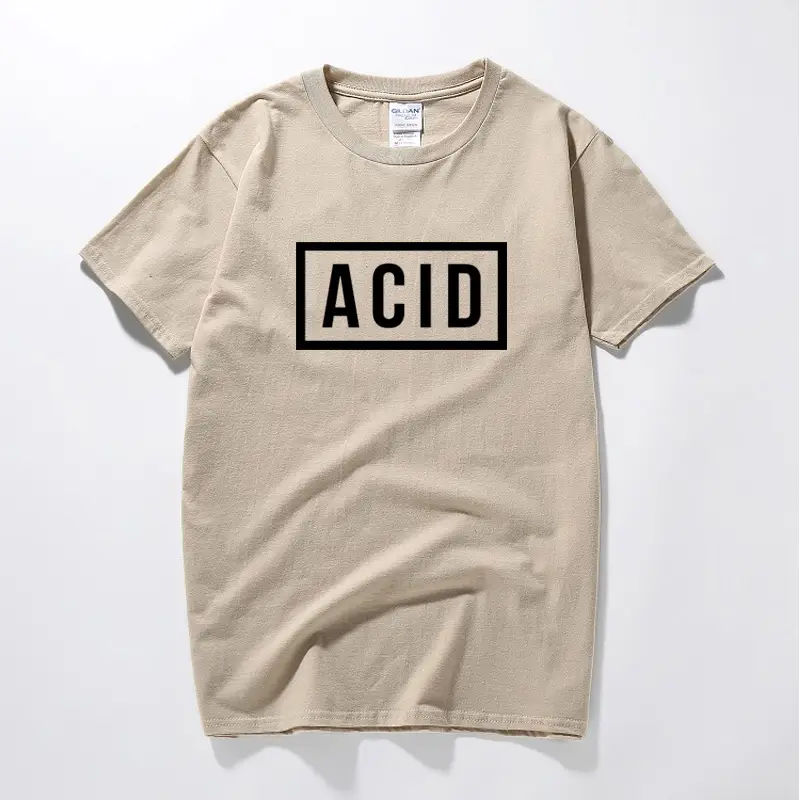 ACID Block Graphic Printed T-shirt Techno House