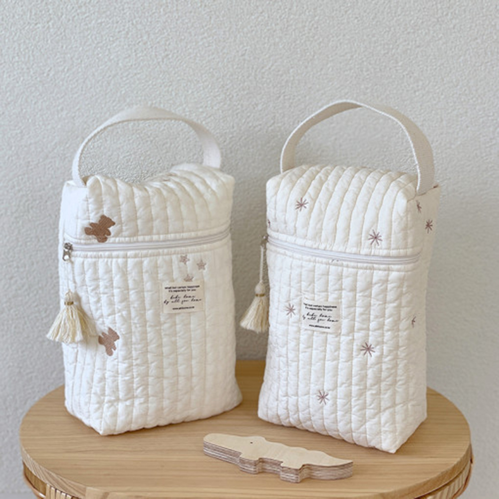 New Embroidered Cotton Mommy Bag — image 1