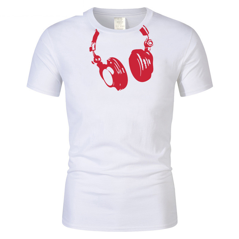 Title 2, Camiseta para hombre de verano con auriculares ...