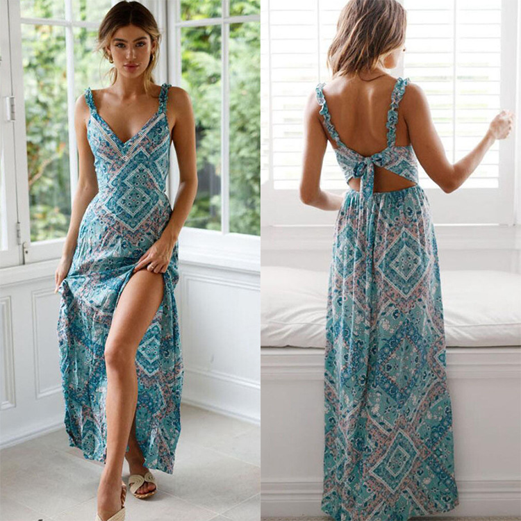 Explosive Style All-match Sling Tie Knot Dress