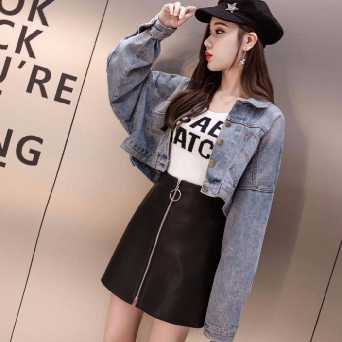 Small Leather Skirt Waist High Fanny Pack Buttocks