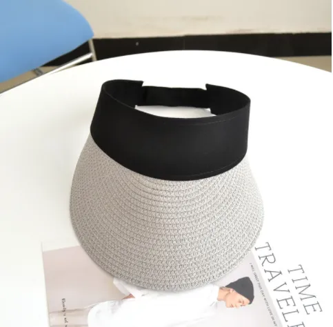 Women's Foldable Hand Woven Bucket Hat Grey - Shop at LoveMi