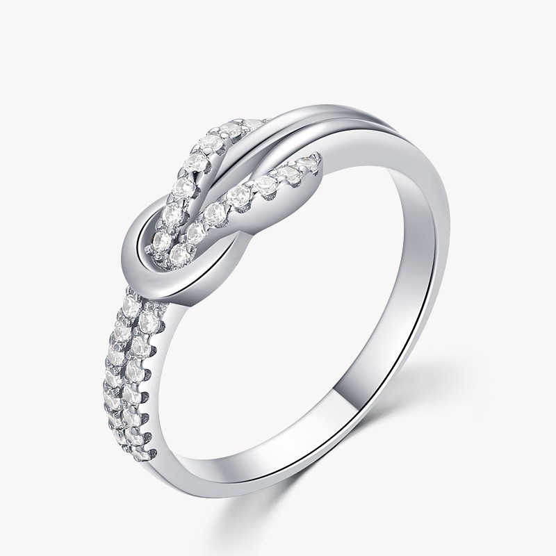 Title 3, Fashion Knot High-end Light Luxury Cross Ring