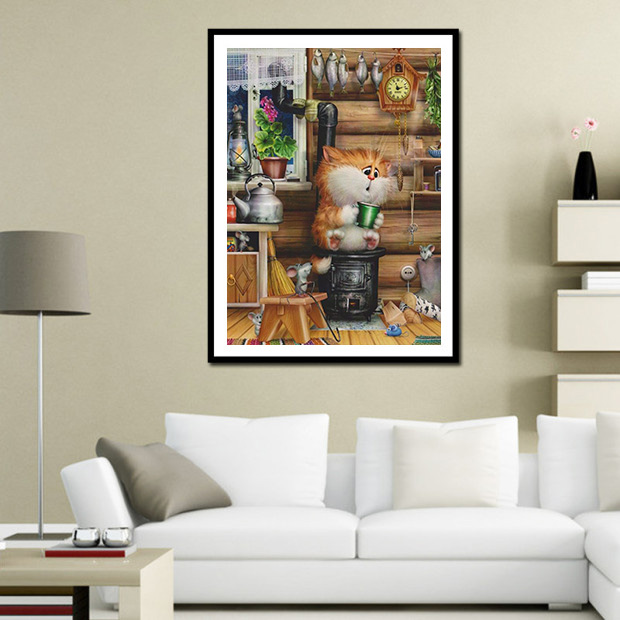 Hot Sale Diamond Painting Cat