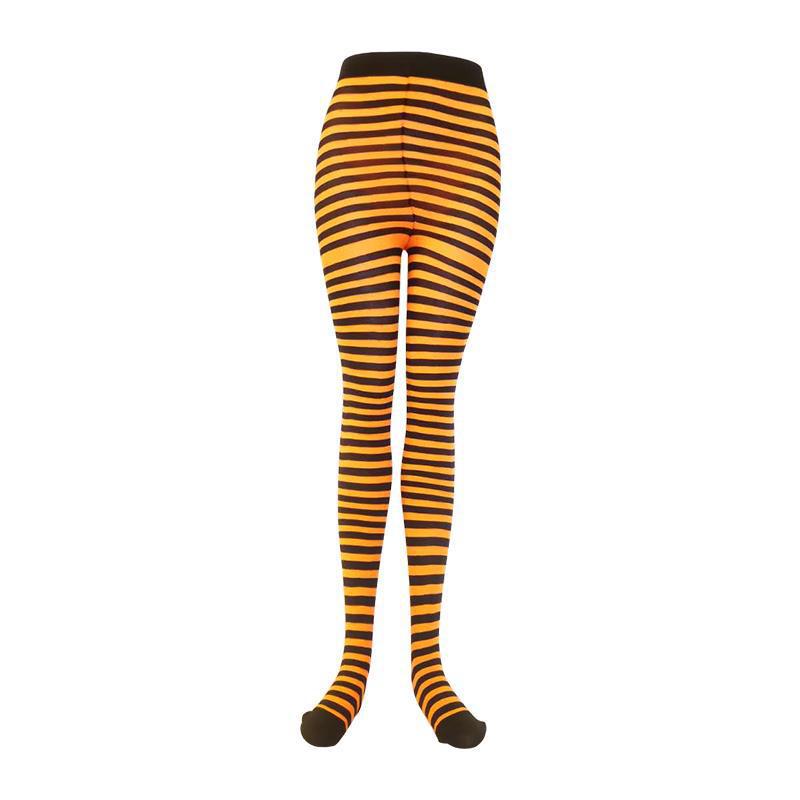 Orange and black striped trous