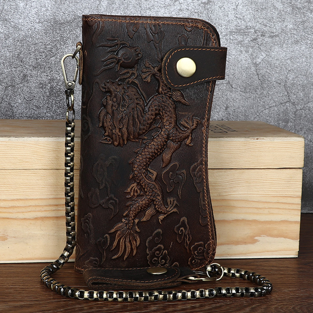 Embossed dragon pattern