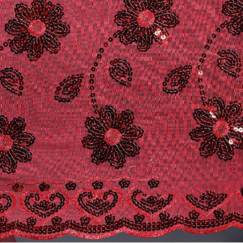 Bridal Wedding Shawl Sequin Lace