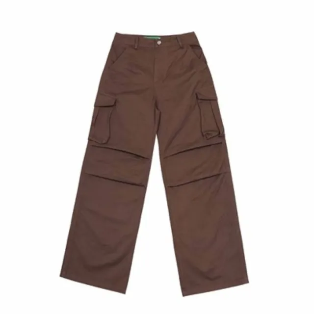 Women's High Waist Loose Casual Cargo Pants Brown - Shop at LoveMi
