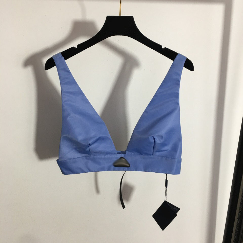 Letter Triangle Label Sling Lingerie Elastic Waist Casual Shorts