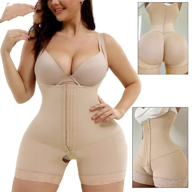 Euramerican Fatty Women's Large Steel Bones Tight Cut Abdominal Pants Skin Colour - Shop at LoveMi