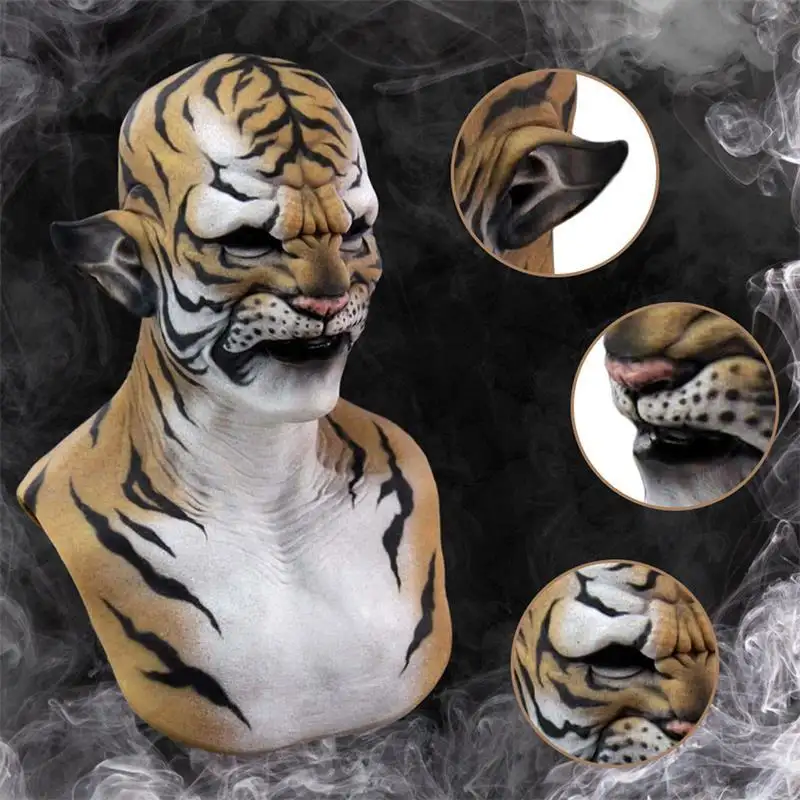 Shelly Khan Beast Mask Halloween Costumes and Props