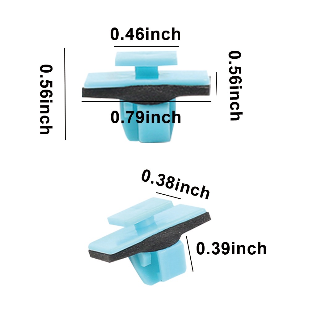 50pcs For Hyundai Santa KIA Side Moulding Clips Door Trim Strip 877561F000 — image 4