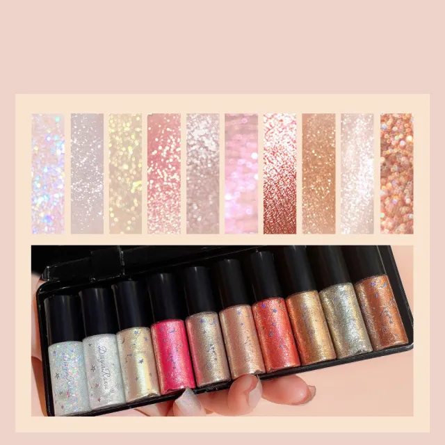 Makeup Liquid Eyeliner Set Shiny Silkworm High Gloss Liquid Eyeliner Set - Shop at LoveMi