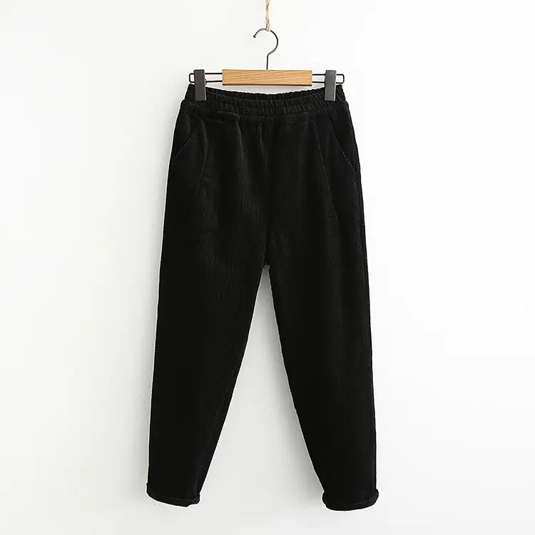 Ladies Fashion Corduroy Harem Pants Vintage