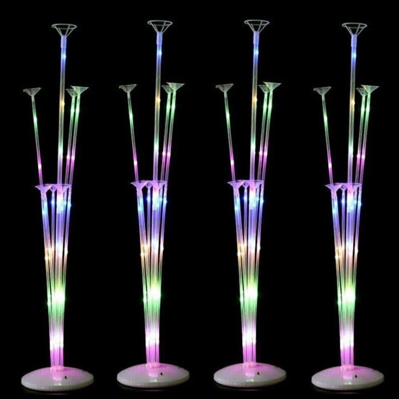 4x70cm LED Light Balloon Stand Holder Kit Support Base Table Wedding Party Decor — image 8