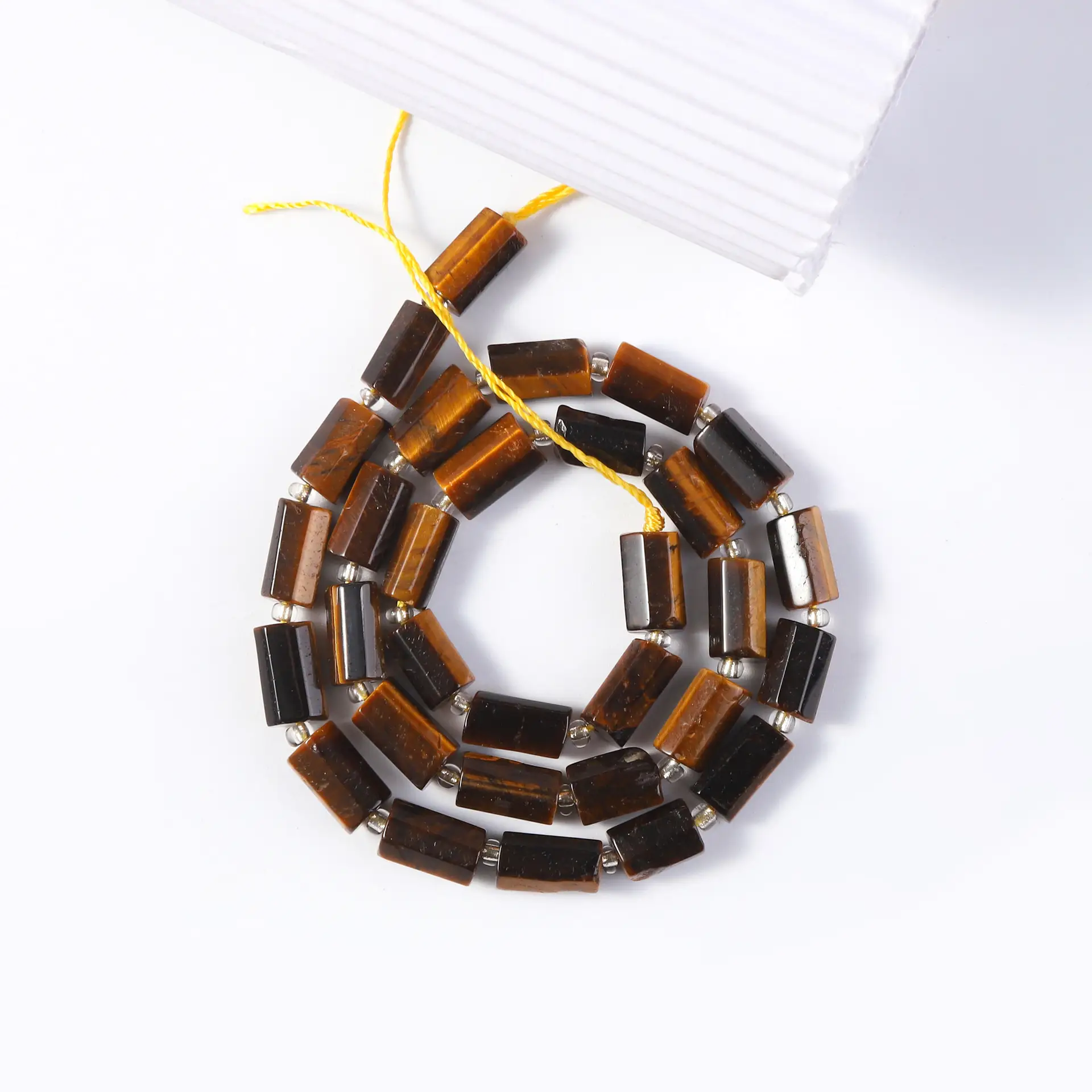 Colorful Crystal Beaded Sunstone Faceted Cylindrical Lapis Lazuli Ornament