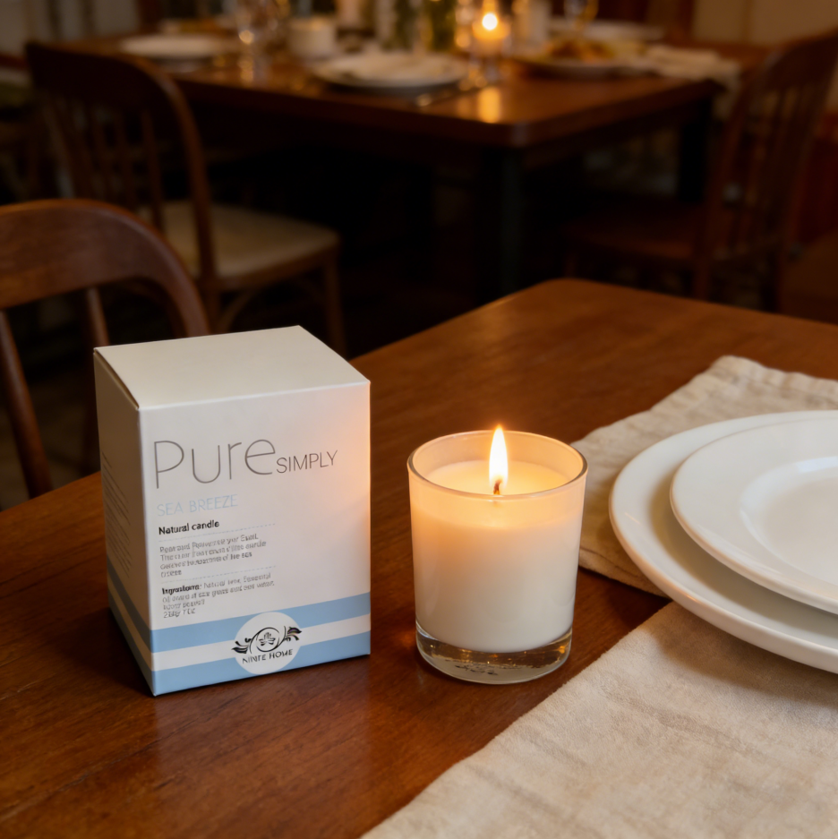 Soy Wax Scented Candle, Citrus Bergamot Lavender Basil Cardamom Patchouli Vetiver Oakmoss, Herbaceous Woody Aromatherapy Candle For Home Relaxation