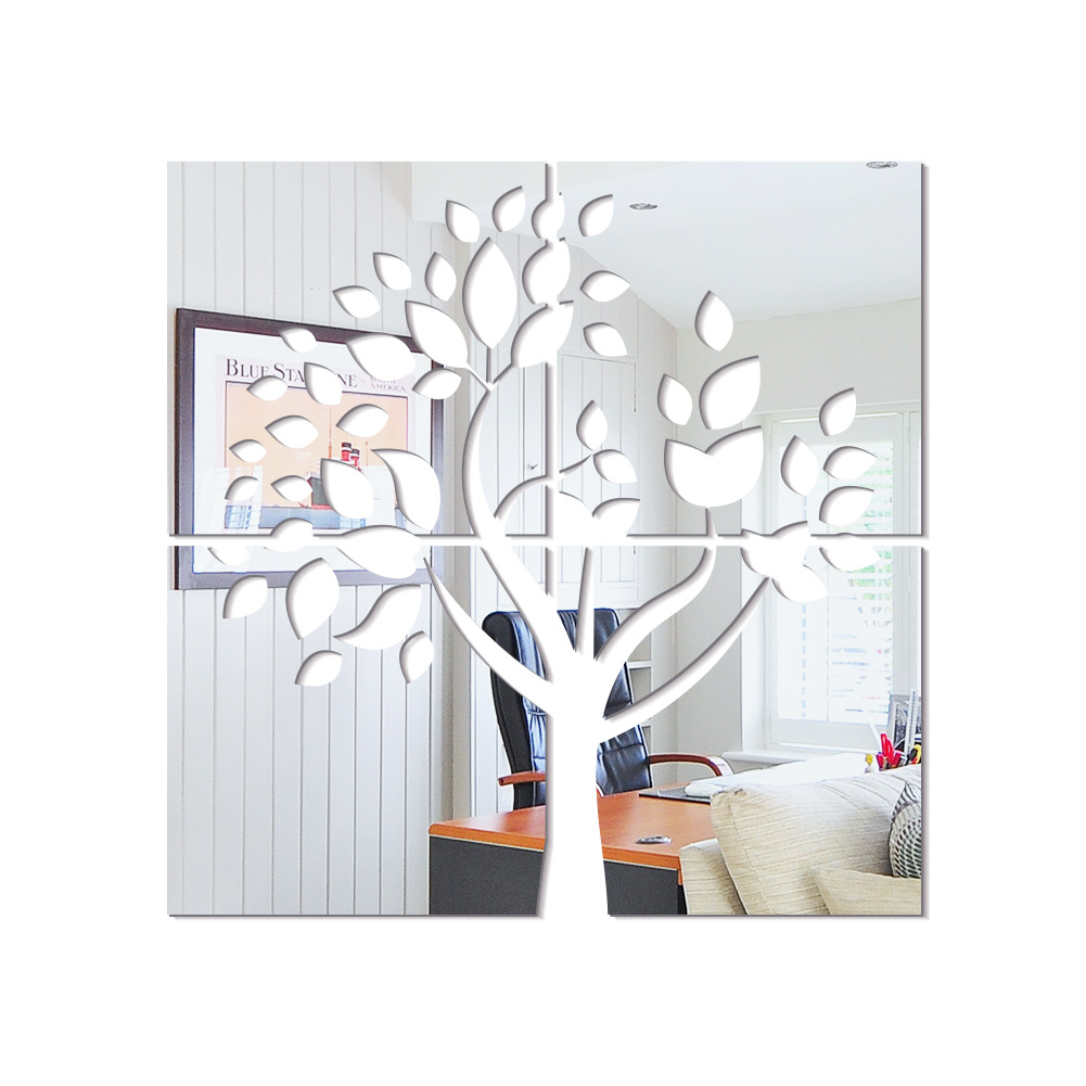 Acrylic Large Crystal Mirror Tree Background Wall, picture 5 of 5