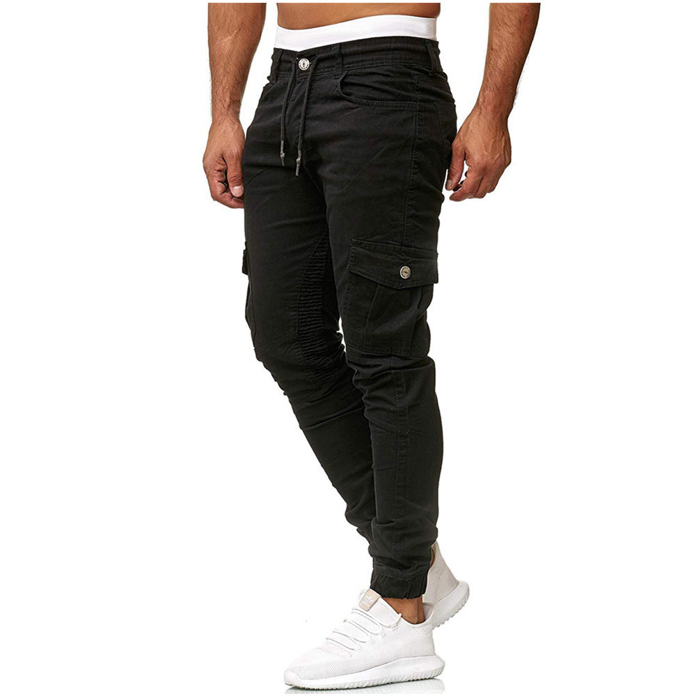 Title 7, Mens Versatile Casual Sweatpants with Woven Po...