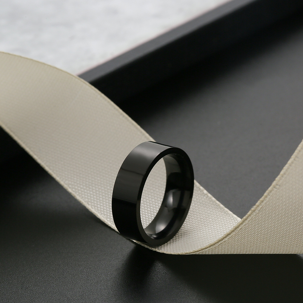 Stainless Steel Ring Male Ring Female Niche Korean Version
