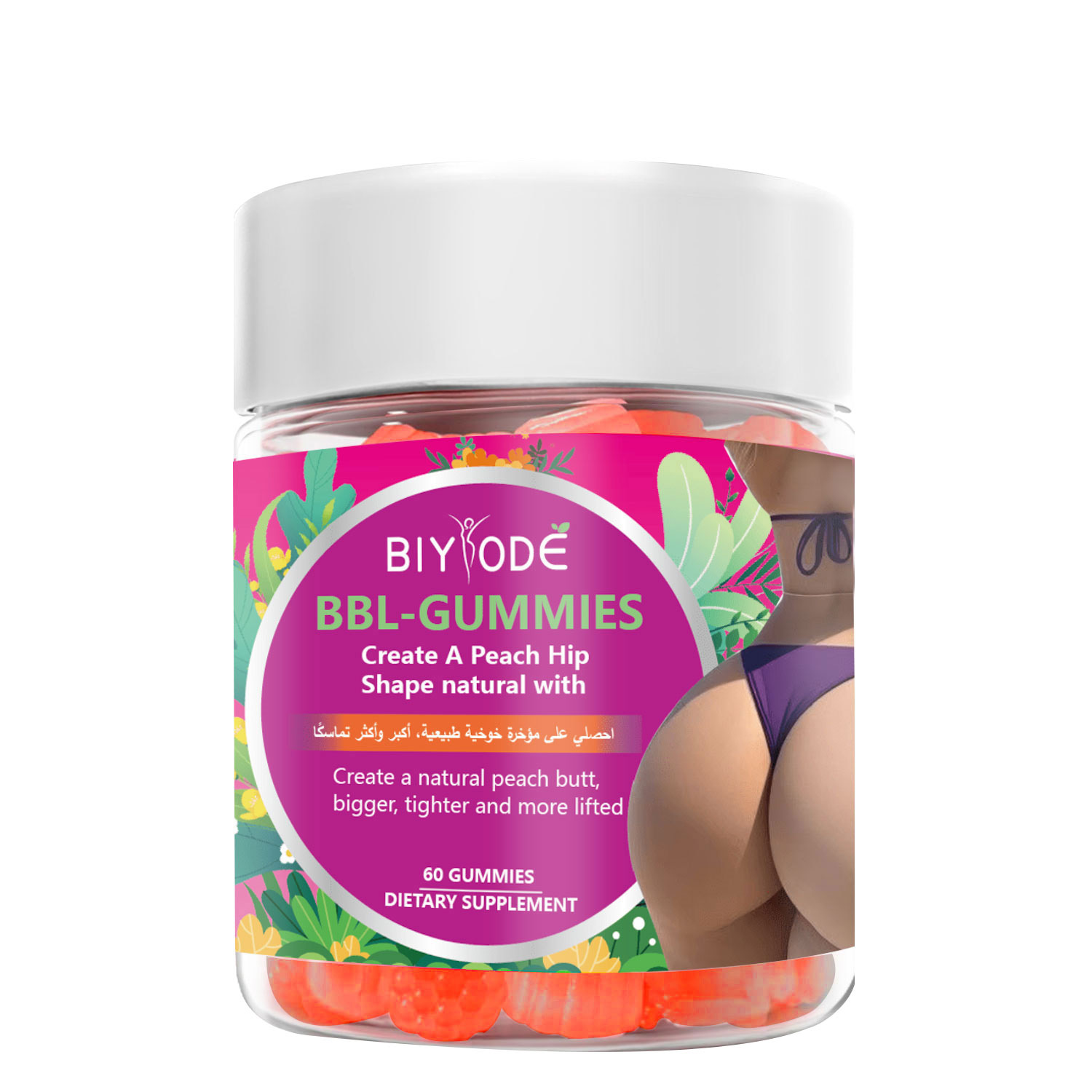 Custom Private Label BBL Gummies Herbal Supplement Supply Bulk Production Booty Enhancement Gummies Body Shaping Support Original - Shop at LoveMi