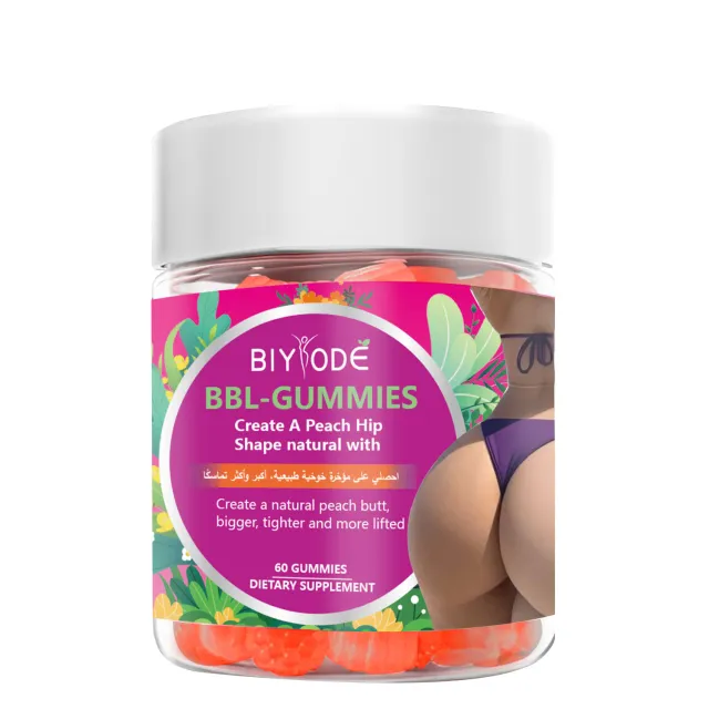 Custom Private Label BBL Gummies Herbal Supplement Supply Bulk Production Booty Enhancement Gummies Body Shaping Support Original - Shop at LoveMi