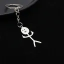 Silver Key Chain