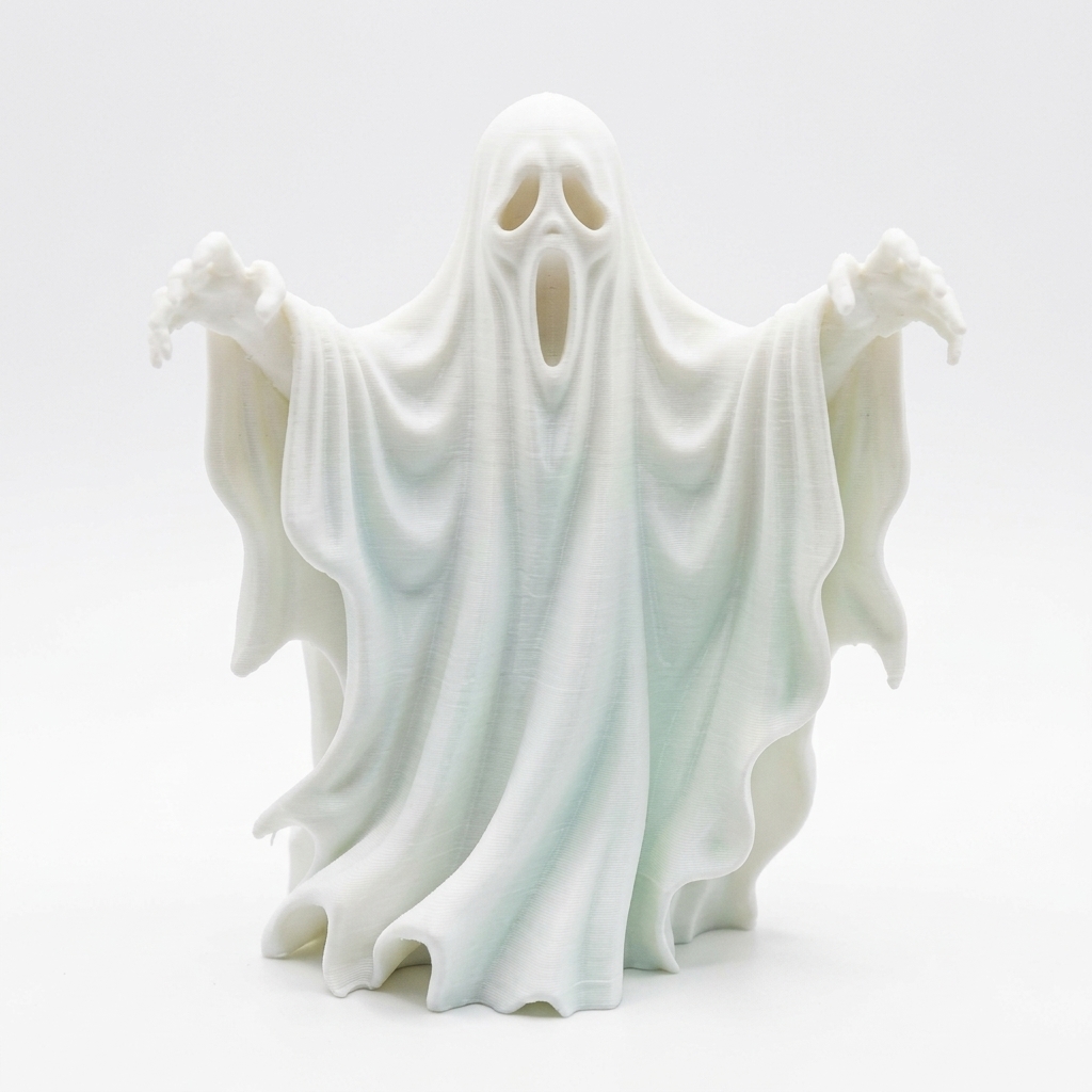 3D Printed Ghost Halloween Decoration