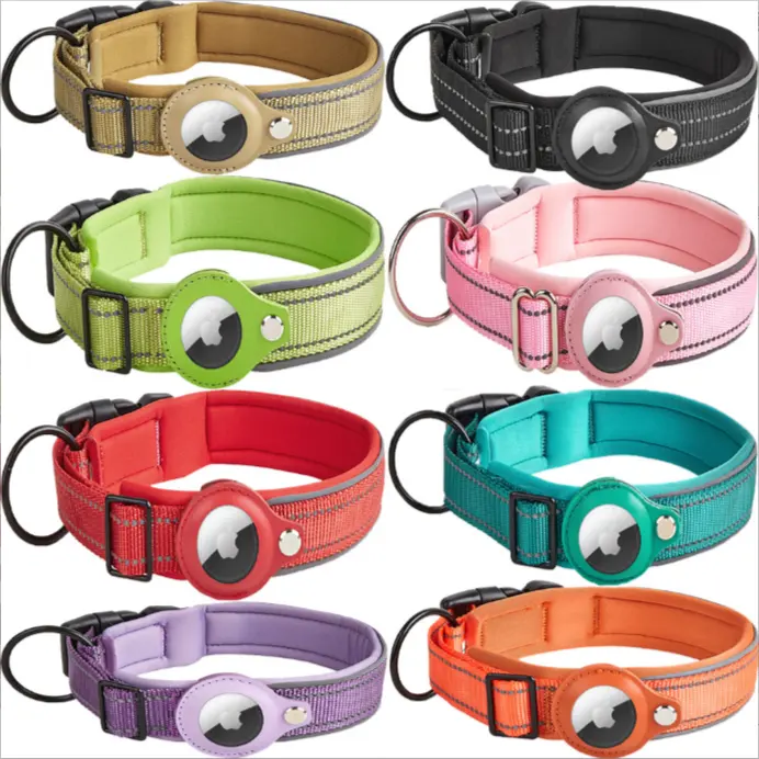 Pet Adjustable Reflective Collar, Non-neck-binding Nylon Medium