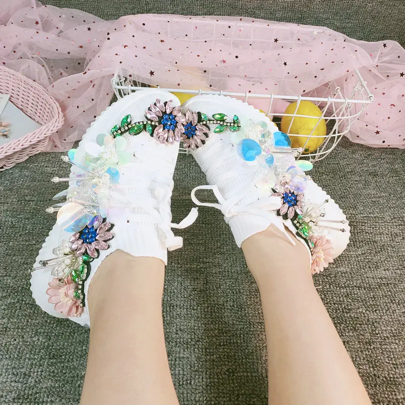 Women's Sports Casual Thick Bottom Elastic Knitted